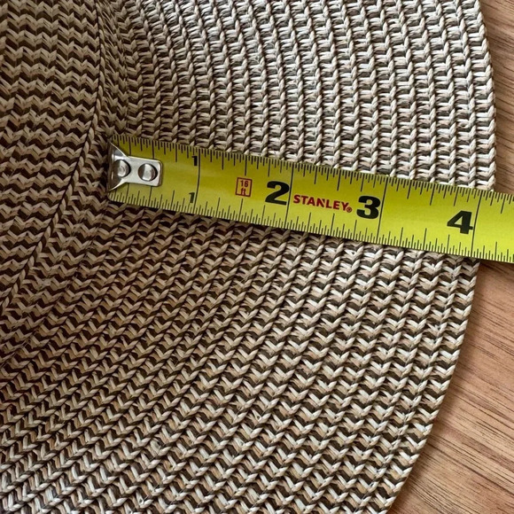 David and Young Sun Hat Floppy Straw Woven Beach One Size - Picture 7 of 7